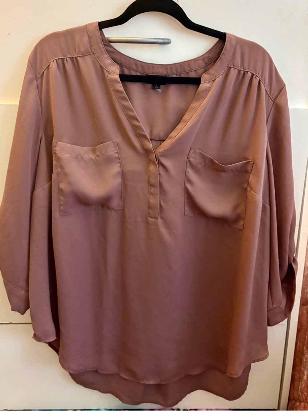 torrid mauve Harper top size 2